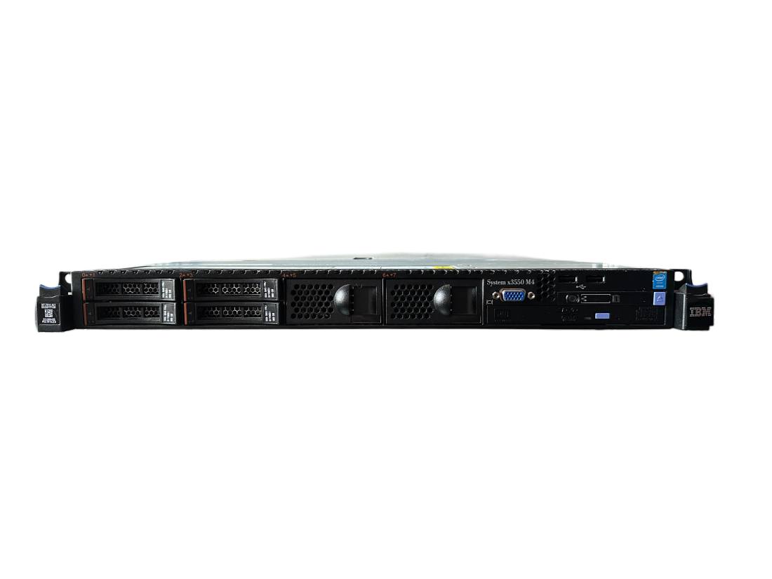 IBM Serwer X3550 M4 2x E5-2620 V2 RAM 128GB 4X HDD 900GB M5110 2X750W
